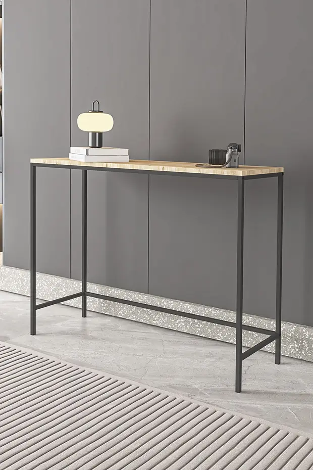 Canvas Meşe Metal Dresuar